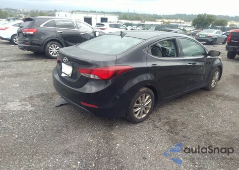 2014 Hyundai Elantra Se z USA, uszkodzony, nr VIN 5NPDH4AE4EH483031